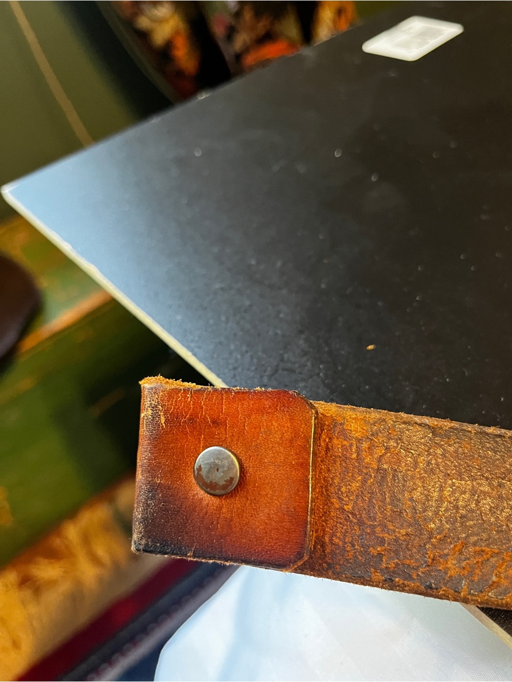 Vintage Personalized Brown Leather belt Name - "JACK" - Picture 5 of 15
